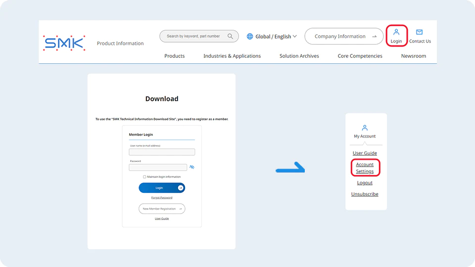 Change Member Information Screen